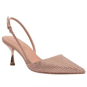 🌹JONATHAN SIMKHAI🌹 Dylan Embellished Slingback Blush Pumps Size: 36